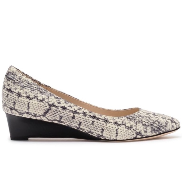 Cole Haan Kathryn Snake Print Wedge Pump Heels 8 - Picture 13 of 13